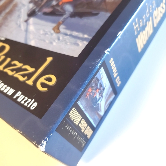 Hayden Lambson's Wildlife 513pc Puzzle "Freshest Tracks We've Seen All Day" - Picture 7 of 11